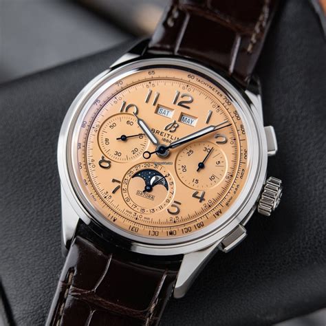 breitling premier moonphase|breitling moonphase watch.